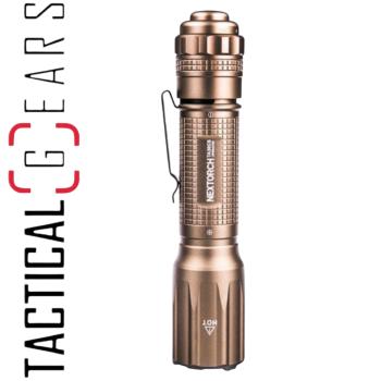 NEXTORCH TA30CS OPERATOR  1600 LUMEN TACTICAL LED TASCHENLAMPE SAND MIT NANO- KERAMIK GLASBRECHER UND STROBOSKOPFUNKTION